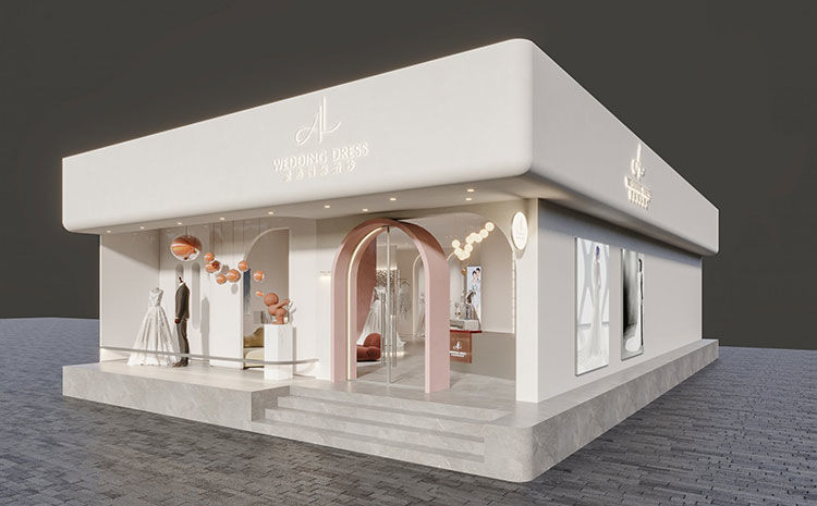婚紗店設(shè)計(jì)效果圖，合肥婚紗店裝修需要注意的設(shè)計(jì)要點(diǎn)！