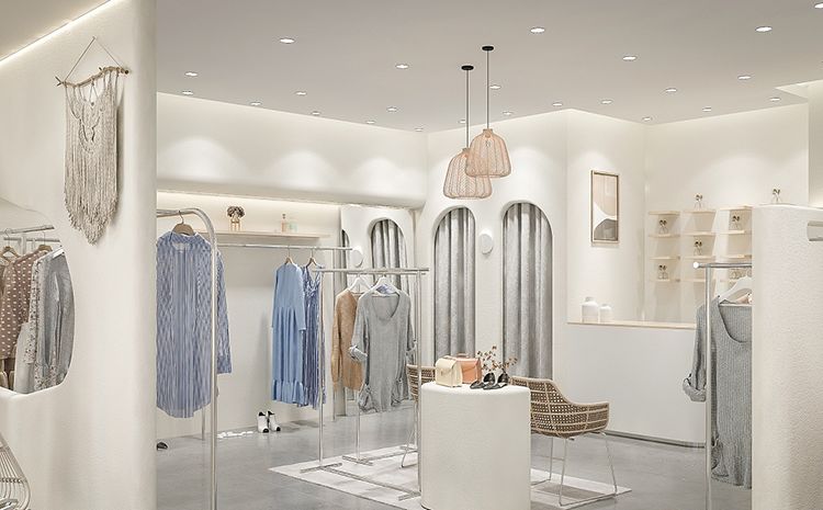 合肥服裝店裝修技巧：高顏值的女裝店面設(shè)計案例