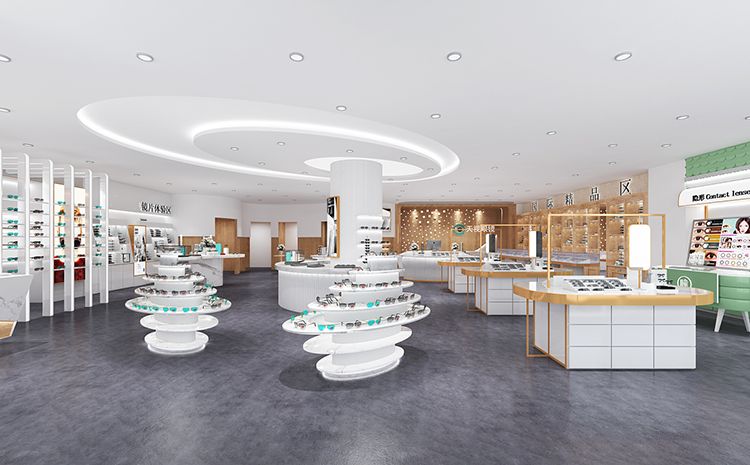 合肥眼鏡店裝修公司哪家比較專業(yè)？眼鏡店裝修設(shè)計圖