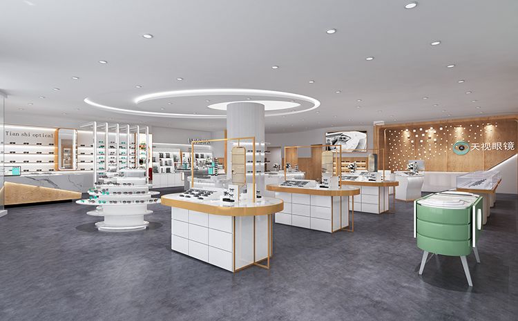 合肥眼鏡店裝修公司哪家比較專業(yè)？眼鏡店裝修設(shè)計圖