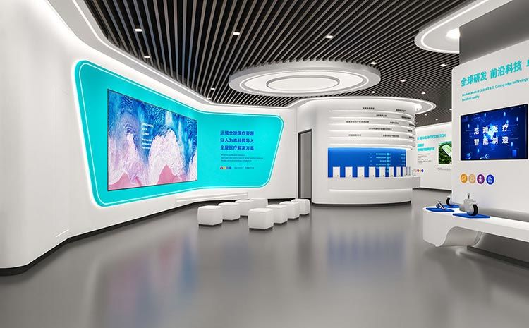 在合肥企業(yè)展廳設(shè)計上怎么營造空間美感呢？