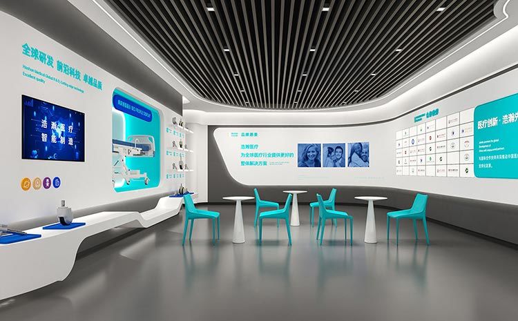 在合肥企業(yè)展廳設(shè)計上怎么營造空間美感呢？