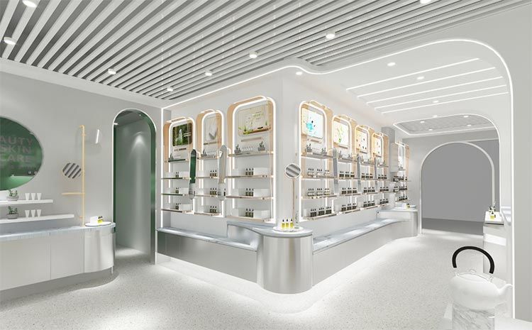 合肥化妝品店裝修，如何通過(guò)裝修提高店面的附加值？